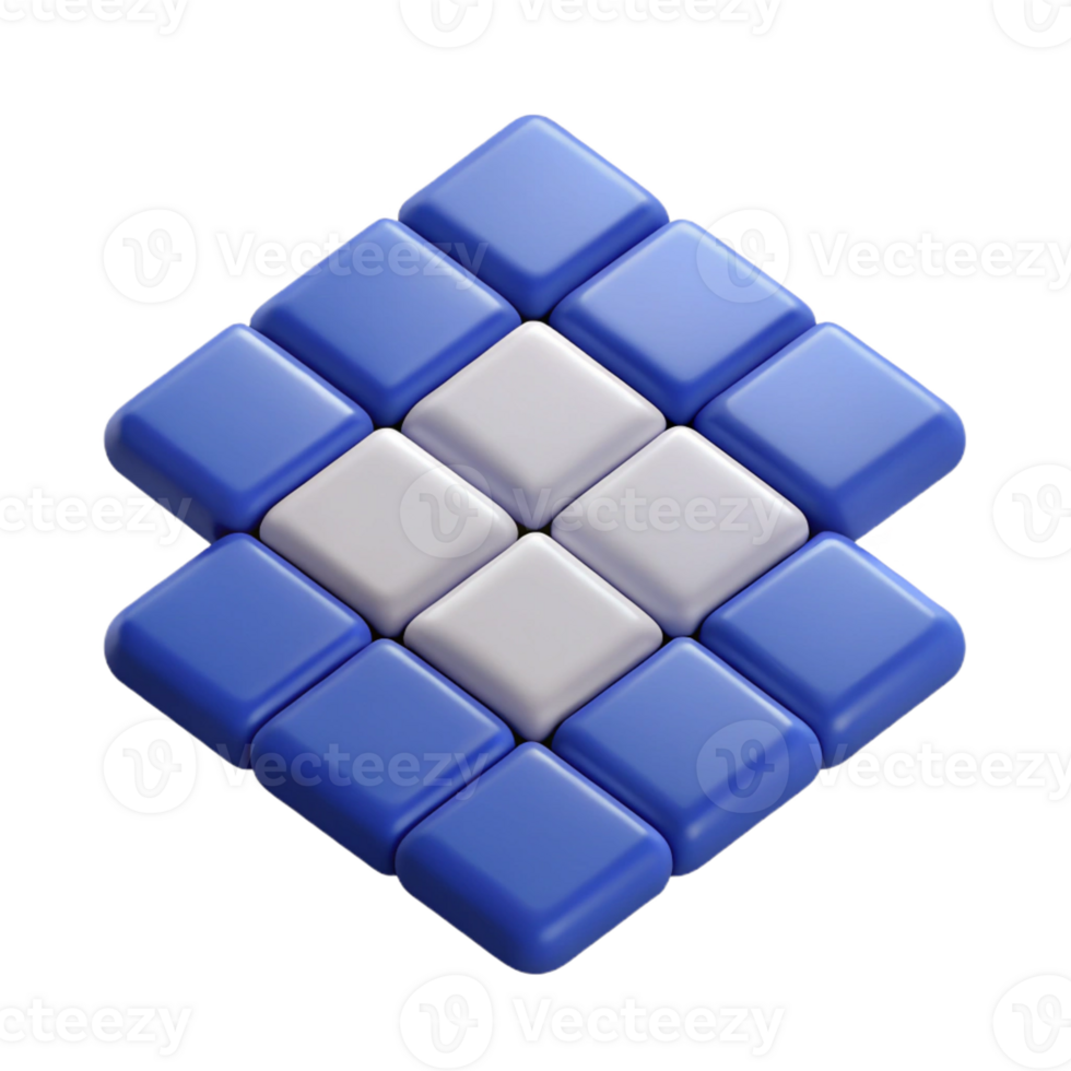 harmonious striking Overlapping squares forming a grid. Crisp edges. Flat color. Minimal with Scalable Design. masterfully captured png