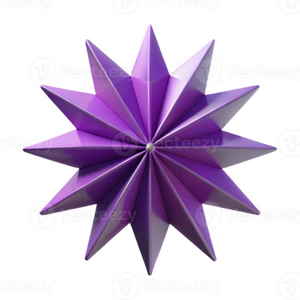 whimsical extraordinary Minimal, radiating triangles from center. Purple flat color, sharp edges. with Scalable Design. masterfully captured png