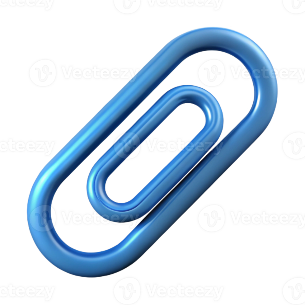 pristine surreal Scalable paperclip icon. Single-weight stroke, clean lines, minimal with Scalable Design. original png