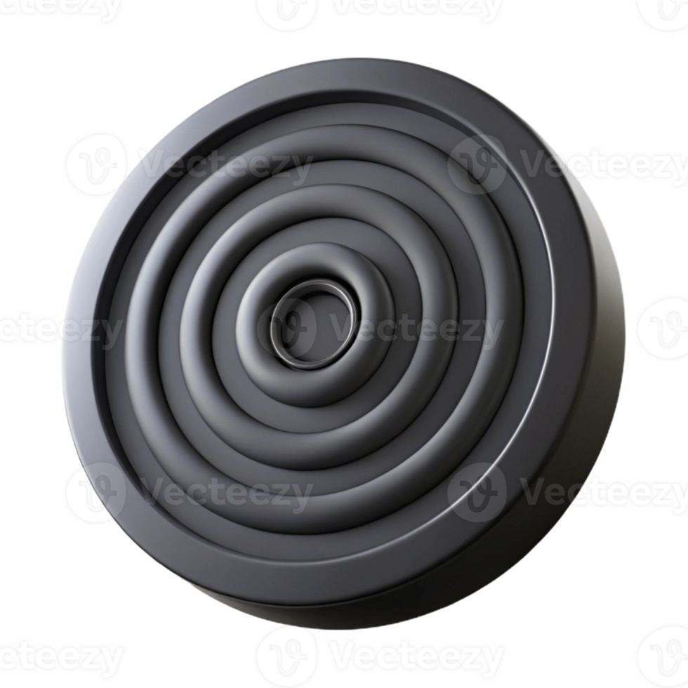 romantic enchanting Minimal, concentric circles pattern. Black flat color, sharp edges. with Scalable Design. crisp png