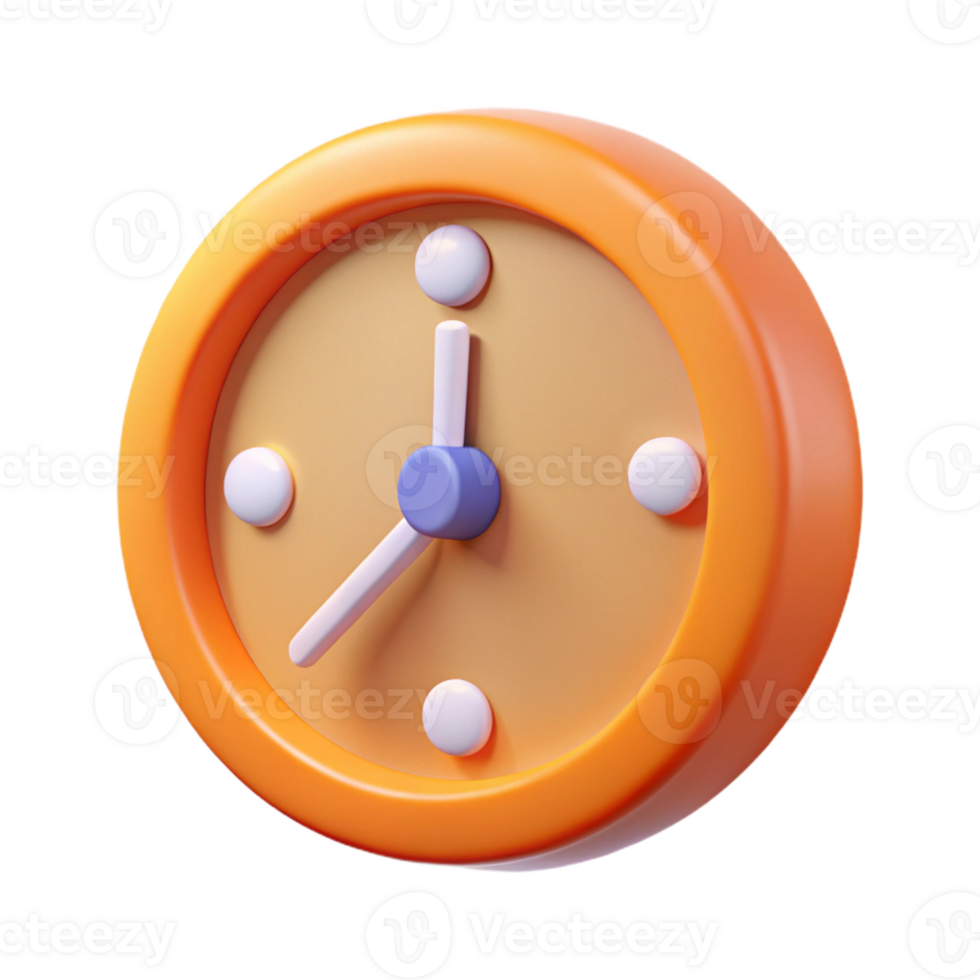 wonderful inspired Clock. Crisp edges, single-weight stroke, flat color with Scalable Design. png