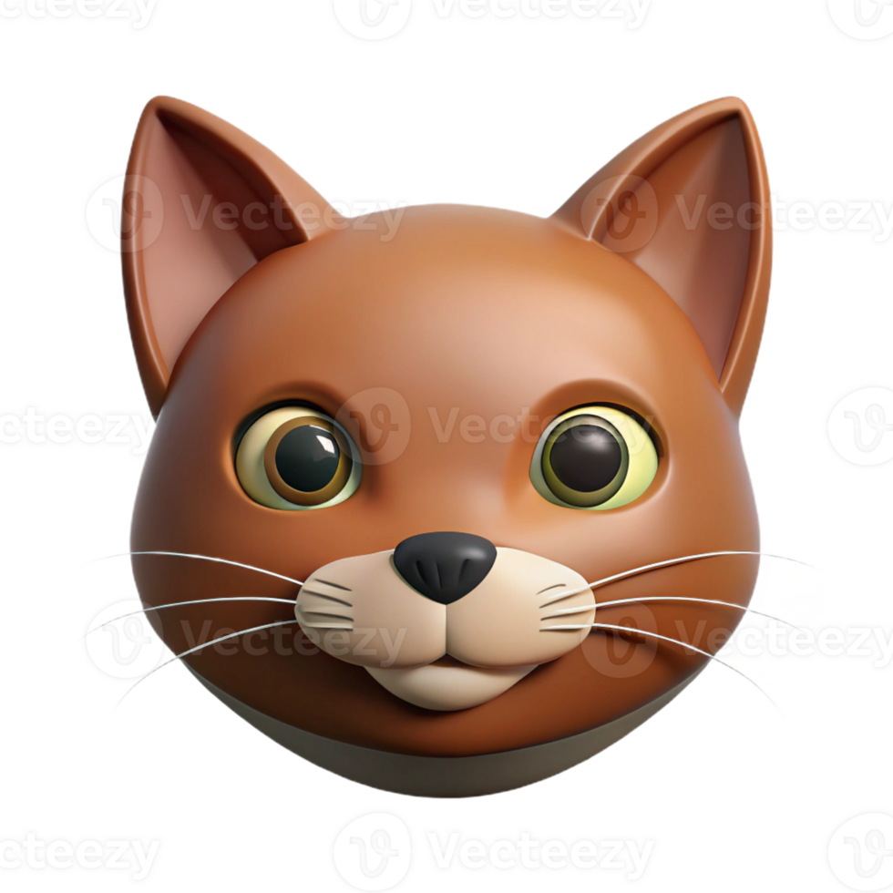 splendid sought-after Cat face with pointed ears, simple whiskers. Minimal design, crisp edges, flat color with Scalable Design. png