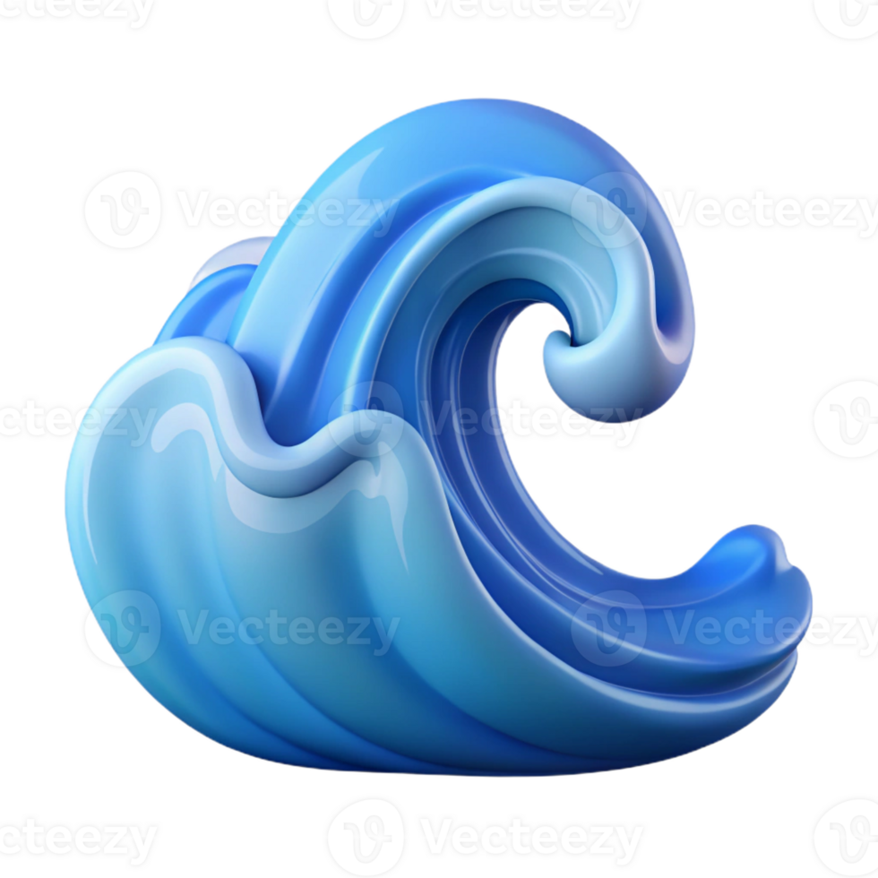 immaculate contemporary Clean lines depicting a stylized wave. Flat color, with Scalable Design. original png