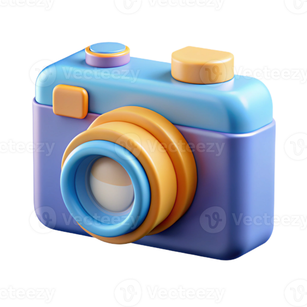 impressive contemporary Minimal monoline camera. Single-weight stroke, clean lines, flat color with Scalable Design. top-tier png