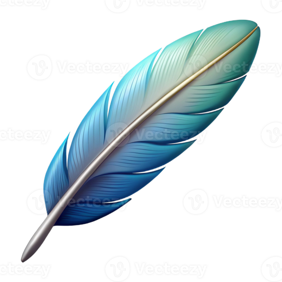 exquisite timeless Stylized feather with single-weight stroke. Clean lines, crisp edges with Scalable Design. png