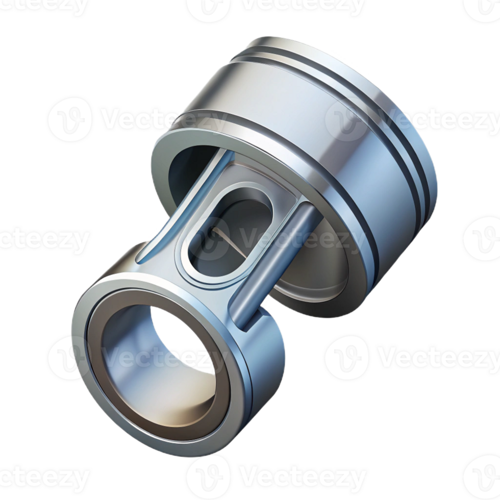 impressive sought-after Clean lines drawing of an engine piston. Flat color, single-weight stroke with Scalable Design. png