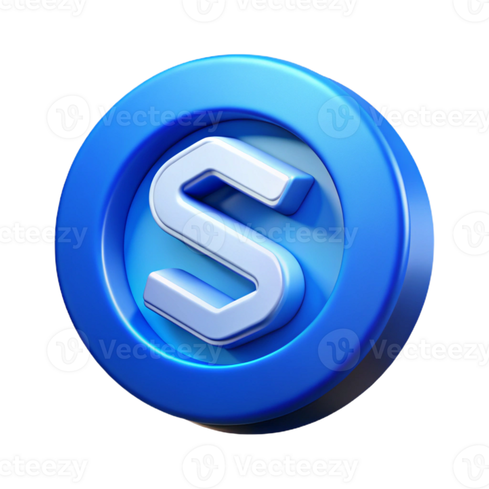 picturesque timeless Circular logo with a stylized S inside. Crisp edges, flat color, with Scalable Design. png