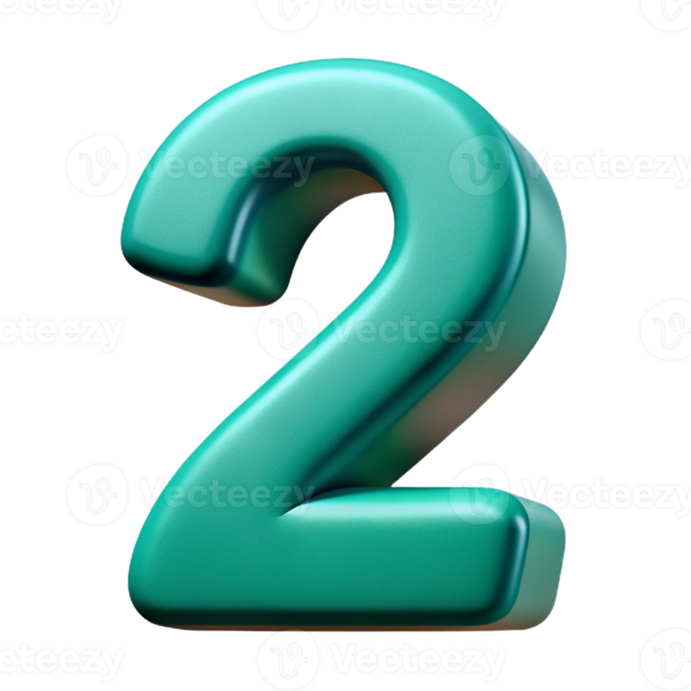 picturesque bohemian Crisp edges, flat color numeral in teal. Symmetrical, with Scalable Design. premium png