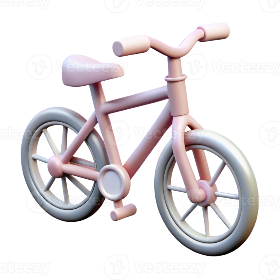 radiant memorable Pictogram of a bicycle. Single-weight stroke, symmetrical, clean lines with Scalable Design. png