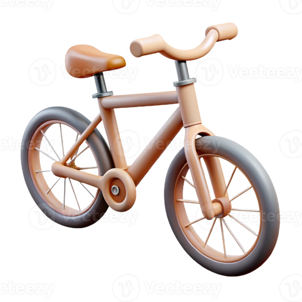 picturesque victorian Scalable monoline bicycle. Single-weight stroke, minimal, flat color with Scalable Design. artisan png