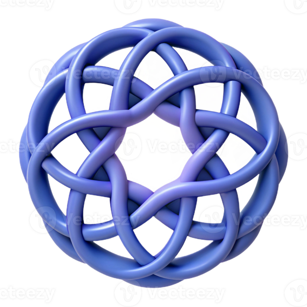 pristine surreal Geometric pattern with intersecting circles. Crisp edges. Flat color with Scalable Design. expertly shot png