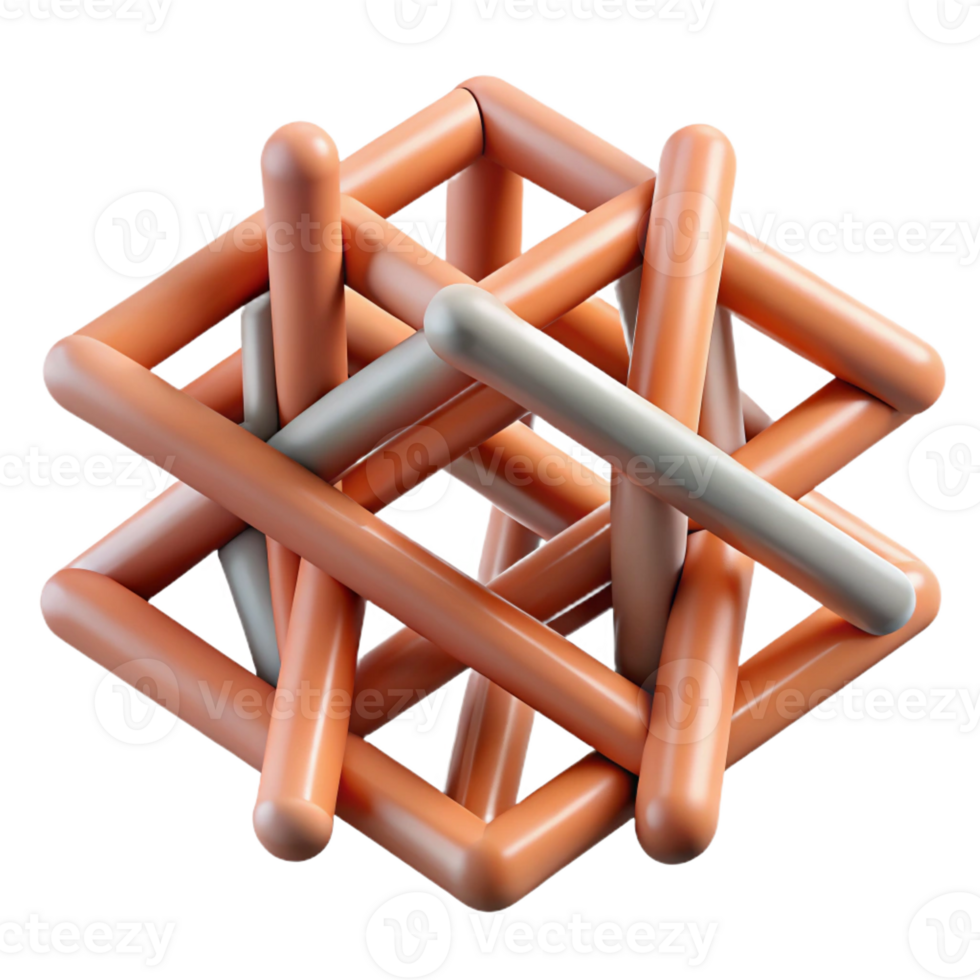splendid joyful gothic Abstract composition of intersecting lines. Geometric, single-weight stroke, with Scalable Design. luxury png