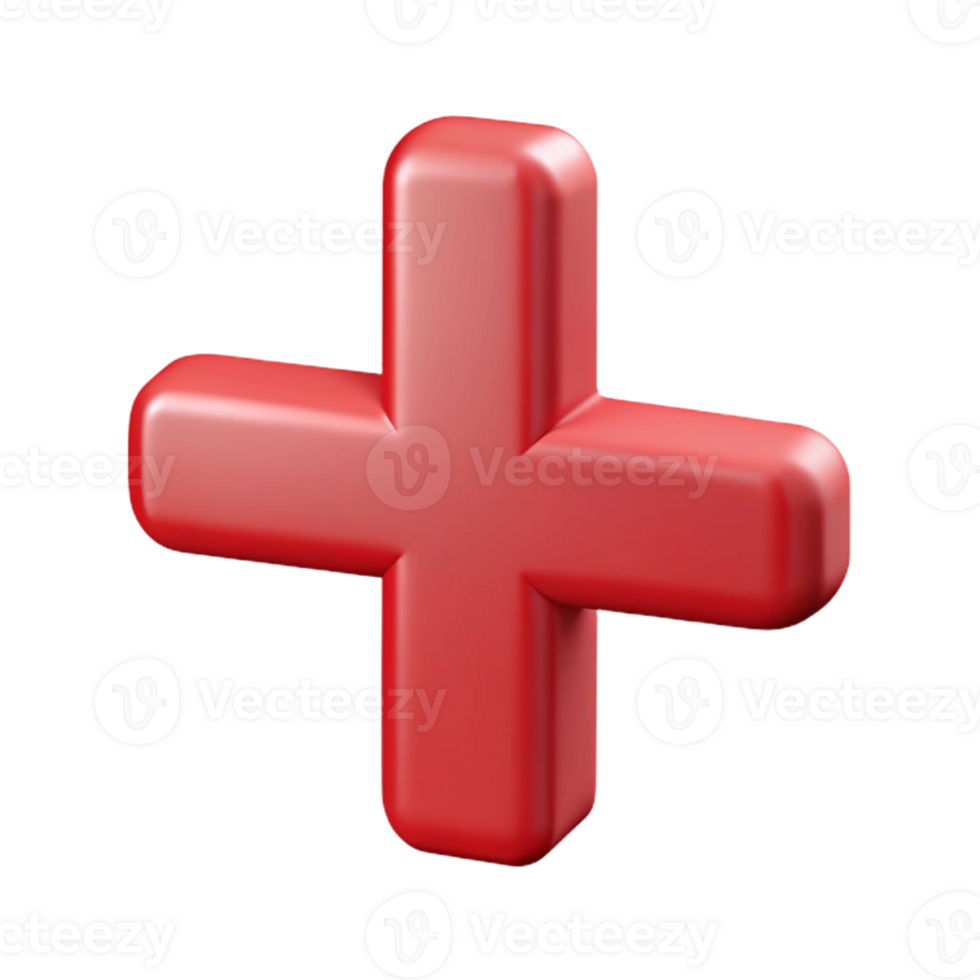 gorgeous coveted Single-weight stroke forms a crisp plus sign in ruby red. with Scalable Design. png