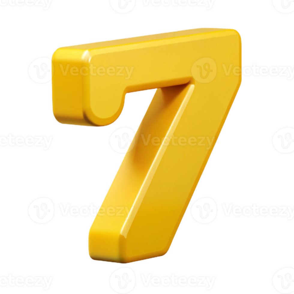 serene elegant Scalable number , crisp edges, flat yellow. Minimal design with Scalable Design. expertly shot png