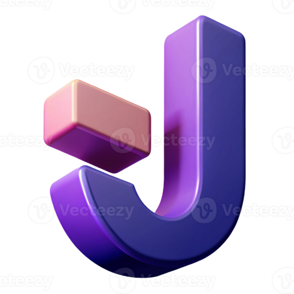 impressive bold modern Flat color J with sharp edges. Minimal design with Scalable Design. refined png