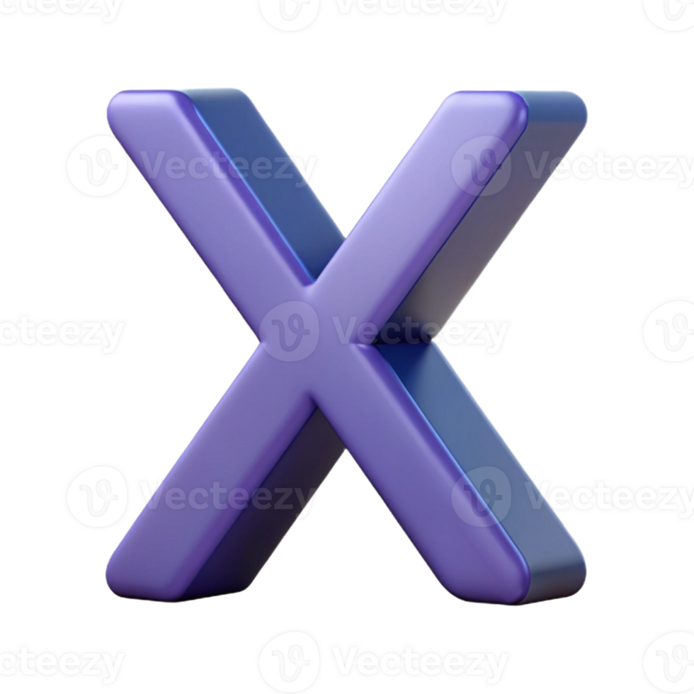standout traditional Minimal letter X . Geometric, scalable. Single-weight stroke with Scalable Design. studio quality png