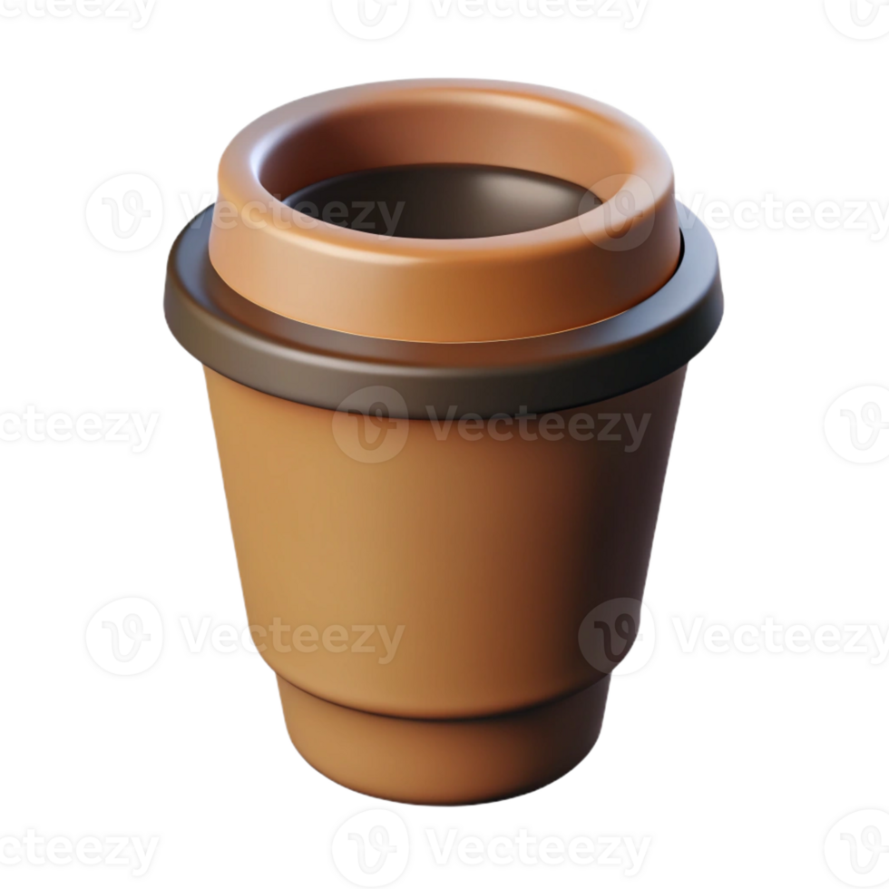 pristine energetic contemporary Minimal silhouette of a coffee cup. Flat color, scalable, single-weight stroke with Scalable Design. authentic png