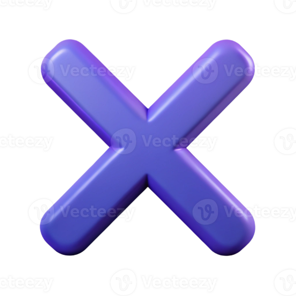 impressive signature X icon with two crossed lines. Single-weight stroke, with Scalable Design. png