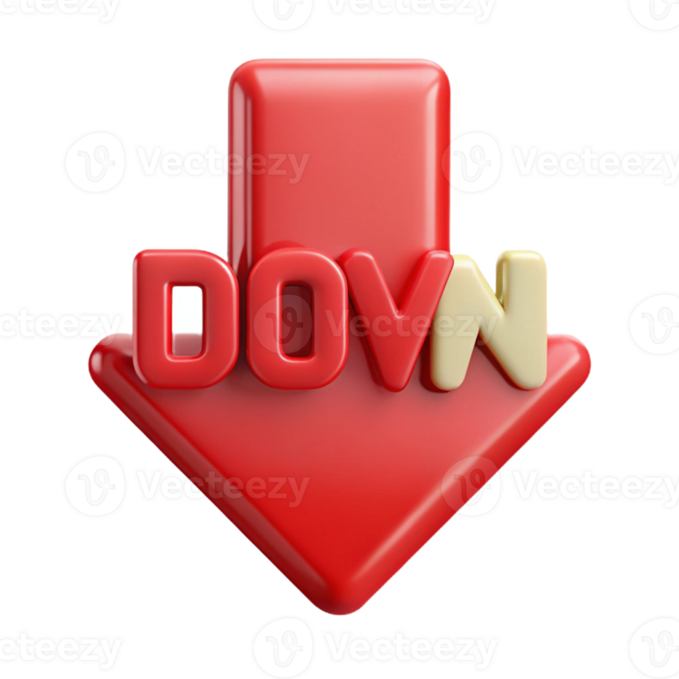 splendid quintessential Scalable, geometric DOWN arrow. Single-weight stroke, flat color with Scalable Design. png
