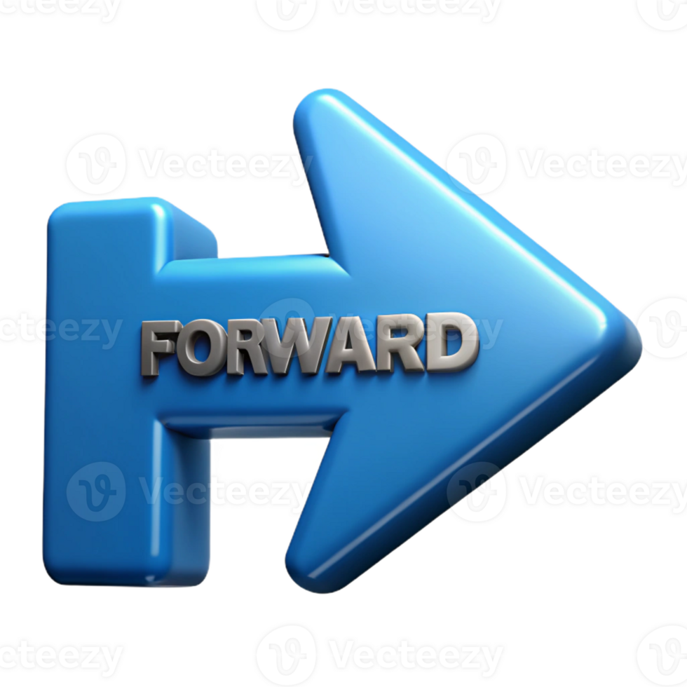 tranquil magnificent Symmetrical, geometric FORWARD arrow. Single-weight stroke with Scalable Design. ultra HD png