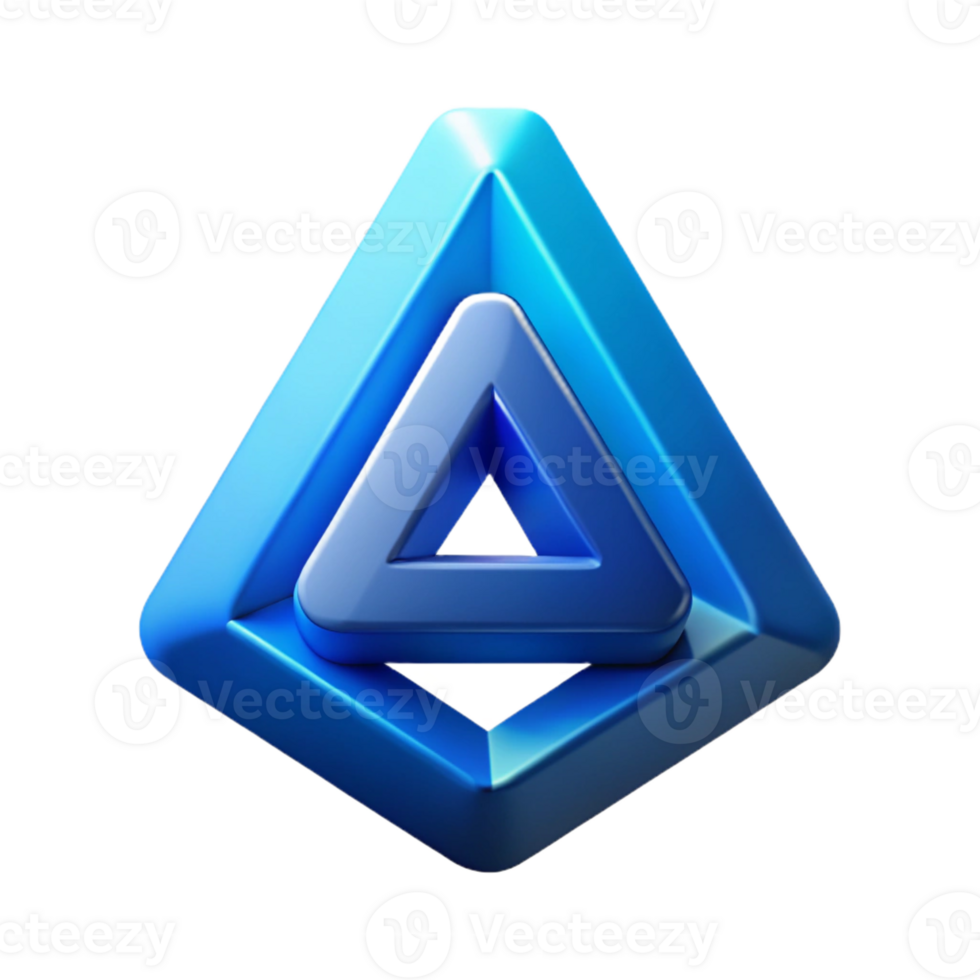 serene memorable Logo with a stylized letter A using geometric shapes. Flat color, clean lines, minimal with Scalable Design. png
