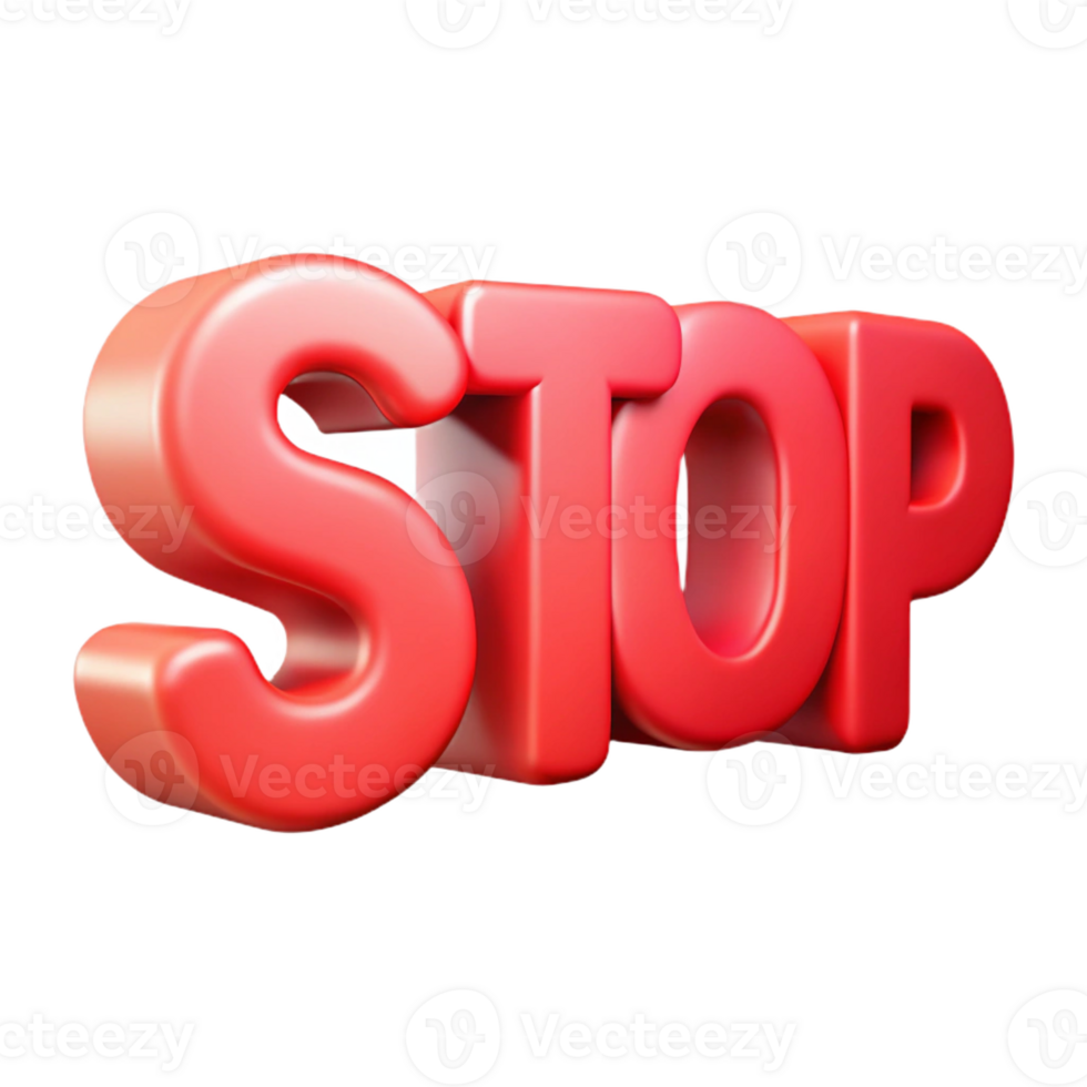 rare rustic Scalable, symmetrical STOP with crisp edges with Scalable Design. 8K png