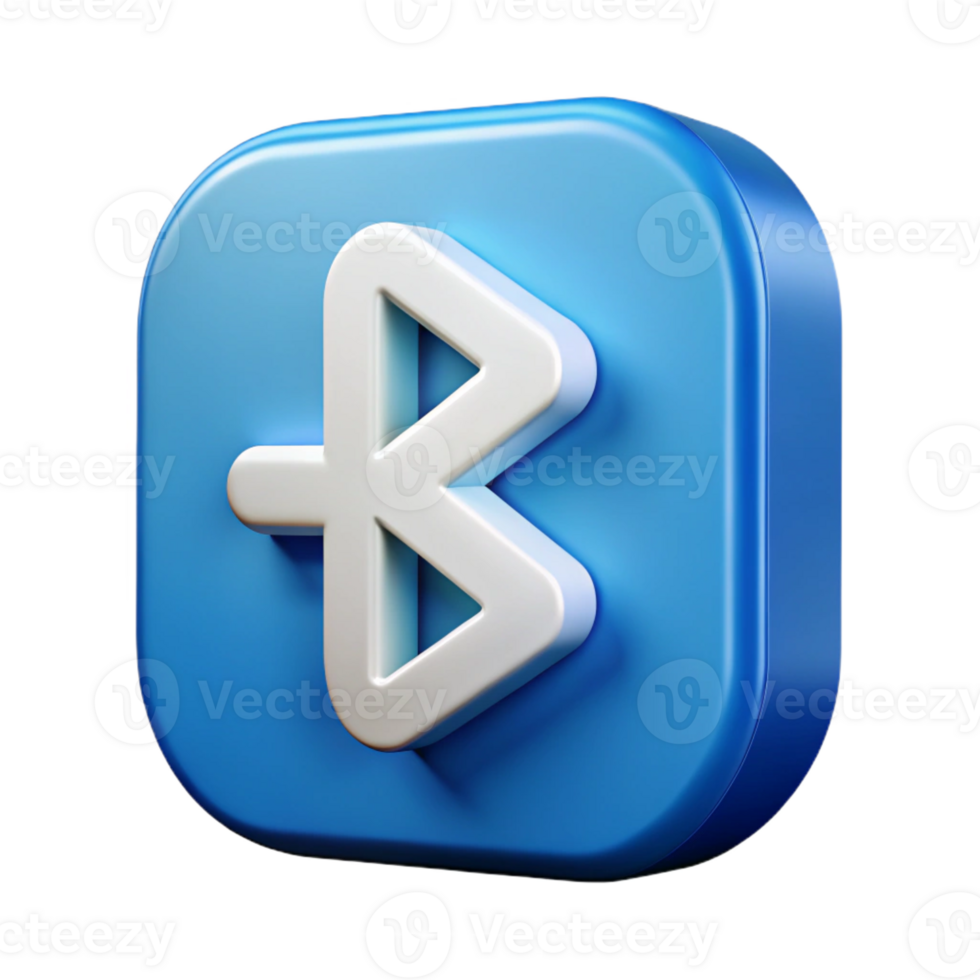 striking signature Bluetooth icon with stylized B . Clean lines, minimal design with Scalable Design. png