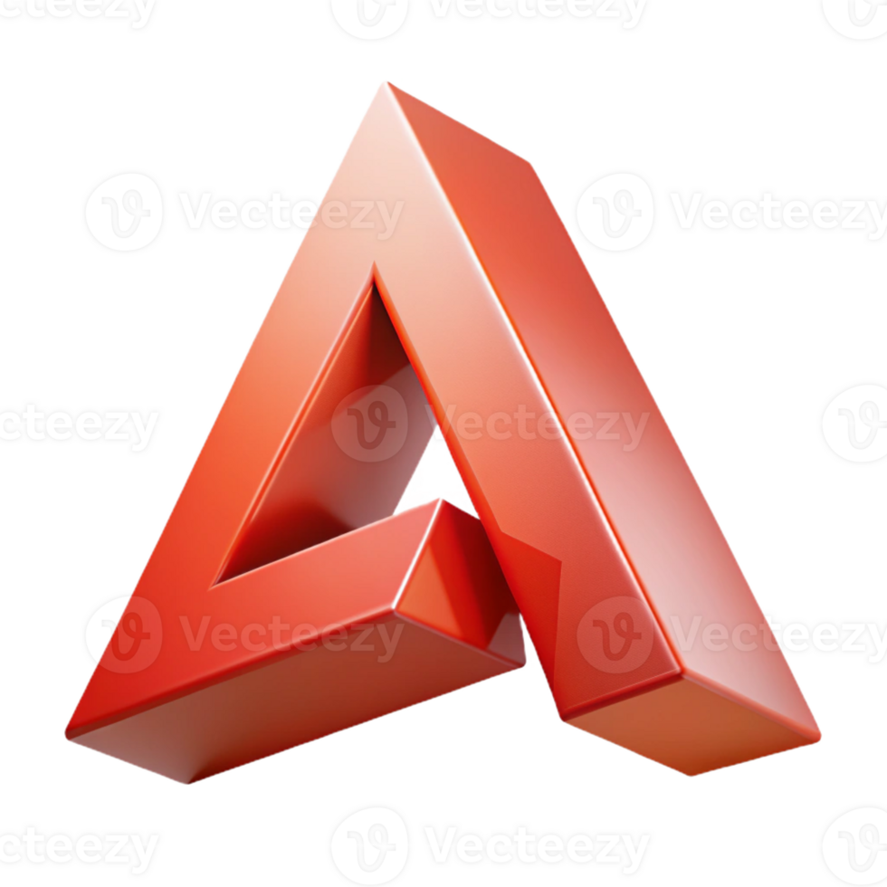 peaceful wonderful Abstract letter A with sharp angles. Minimal, single-weight stroke, with Scalable Design. refined png