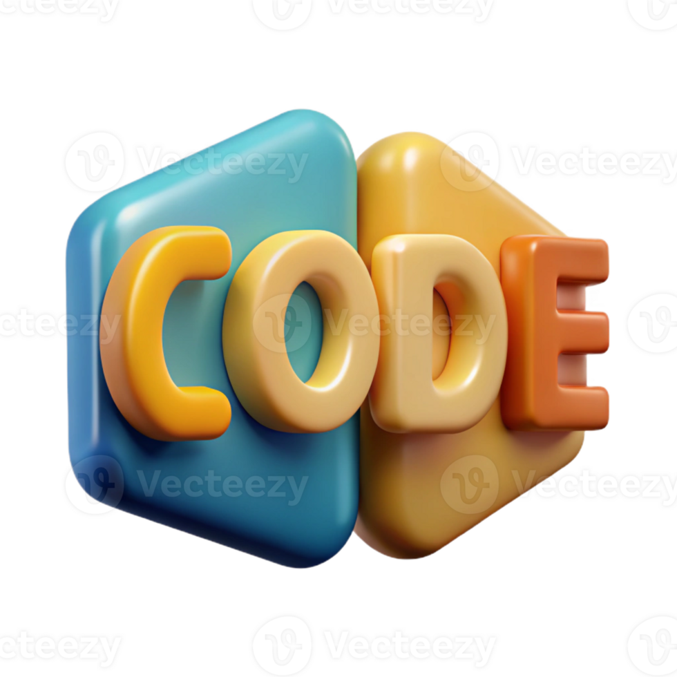 deslumbrante creativo plano color, limpiar líneas código con un con escalable diseño. perfecto png