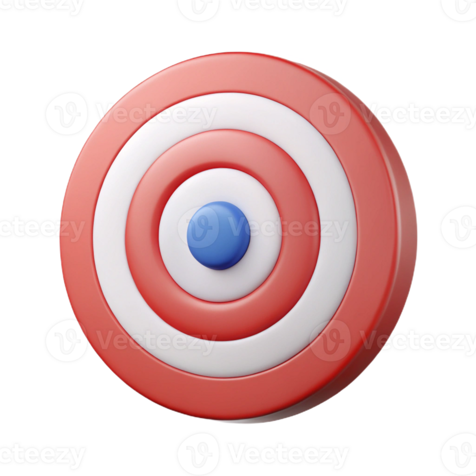 tranquil sumptuous Target icon with concentric circles. Crisp edges, flat color, symmetrical with Scalable Design. original png