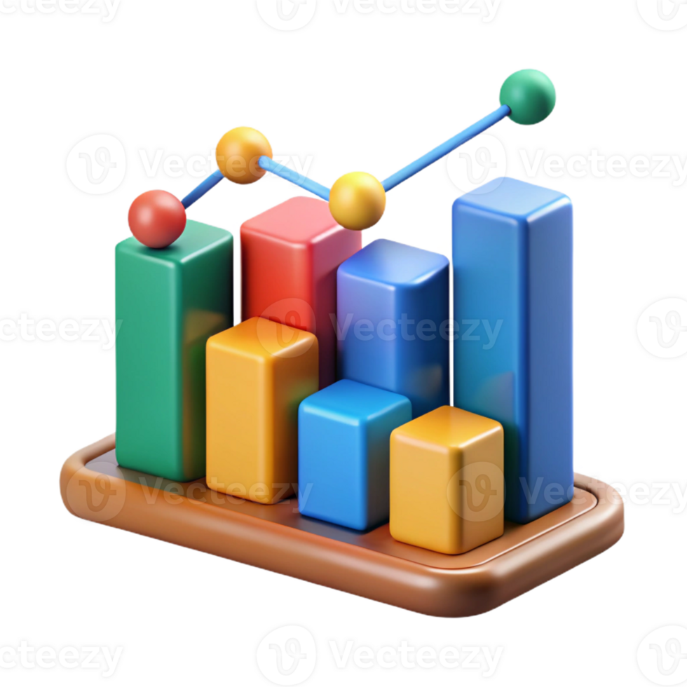 impressive creative Area chart showing data trends over time. Crisp edges, minimal design, with Scalable Design. high quality png
