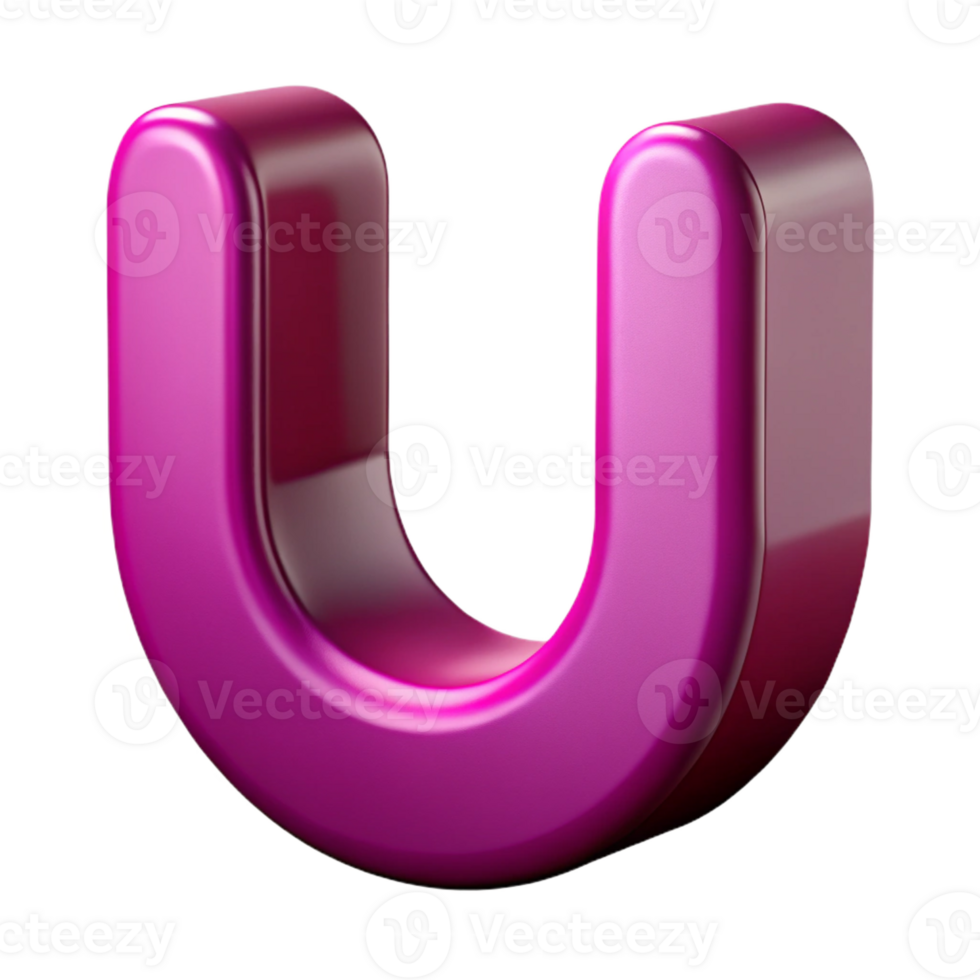 magnificent classic Scalable U, single-weight stroke. Flat magenta with Scalable Design. high quality png