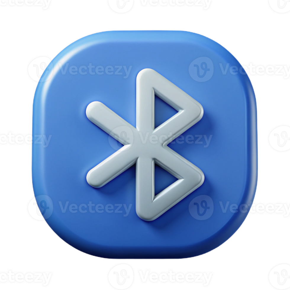 gorgeous calm impressionist Bluetooth icon. Two stylized runes. Scalable, solid color with Scalable Design. crisp png