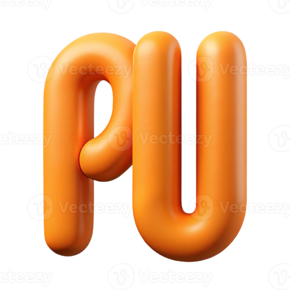 rare organic Minimal, flat orange PAUSE . Single-weight stroke, with Scalable Design. handcrafted png