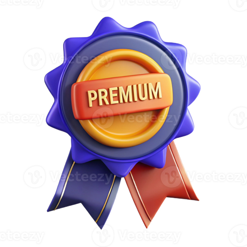 wonderful iconic Ribbon badge with the text Premium . Clean lines, scalable, flat color with Scalable Design. png