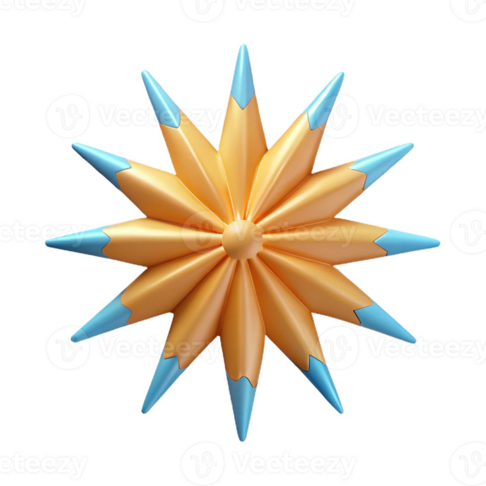 energetic pristine Starburst pattern, crisp edges, flat color with Scalable Design. ultra HD png