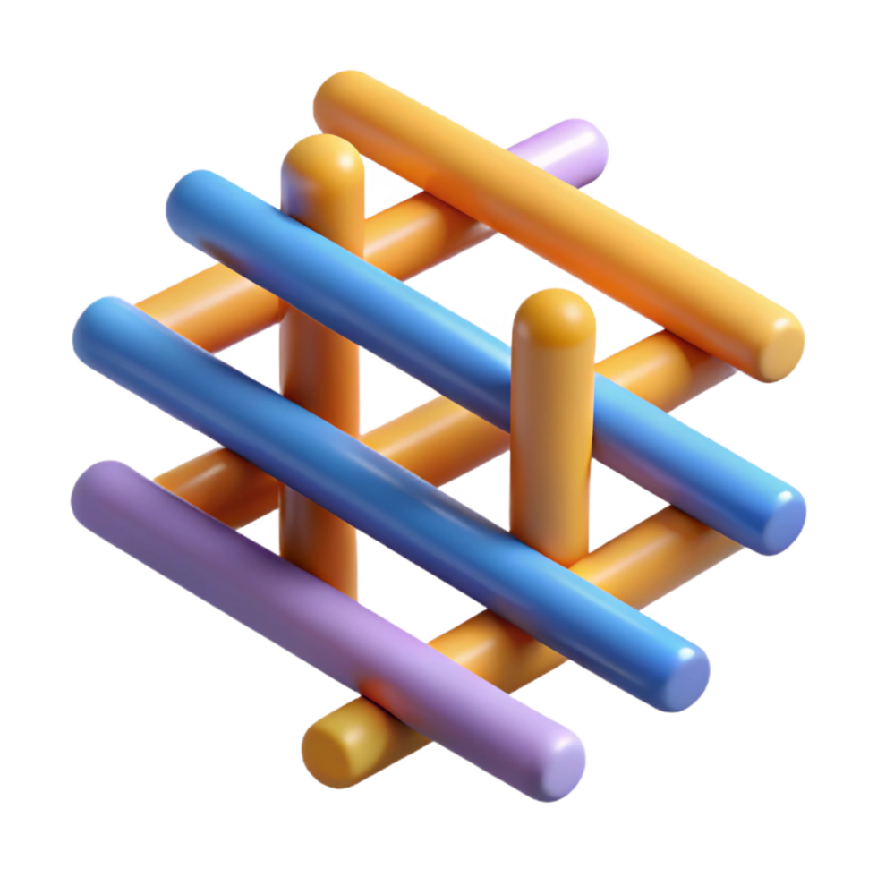 striking intense urban Abstract composition of perpendicular lines. Crisp edges, flat color, with Scalable Design. premium png