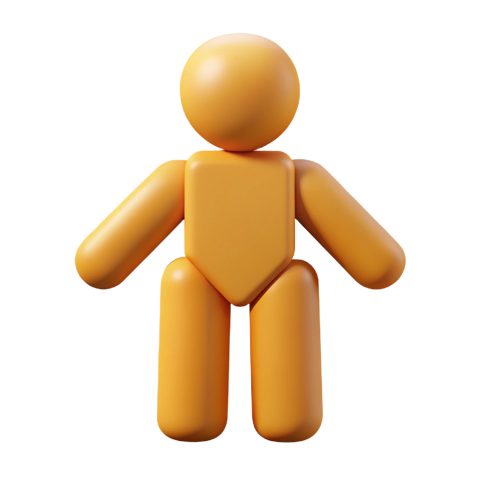 bold dramatic Geometric representation of a human figure. Single-weight stroke, minimal with Scalable Design. genuine png