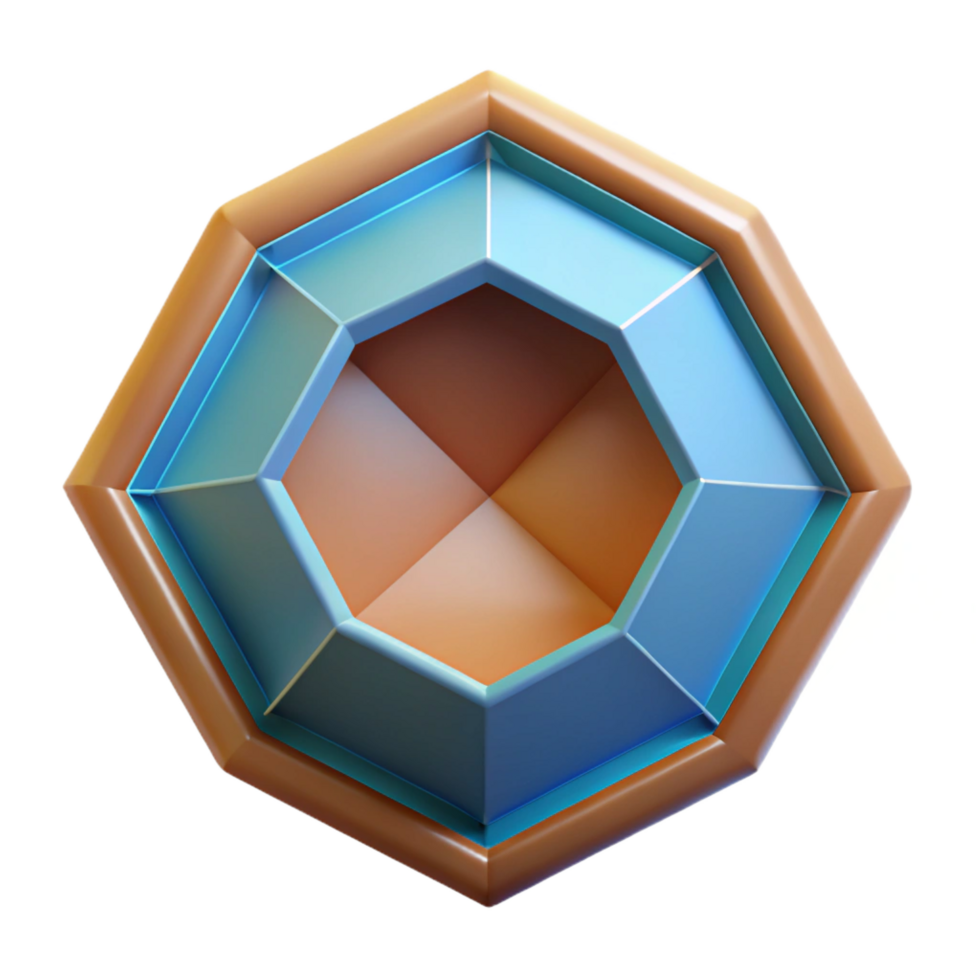 immaculate unforgettable Symmetrical, geometric design of a pentagon. Crisp edges, flat color with Scalable Design. png