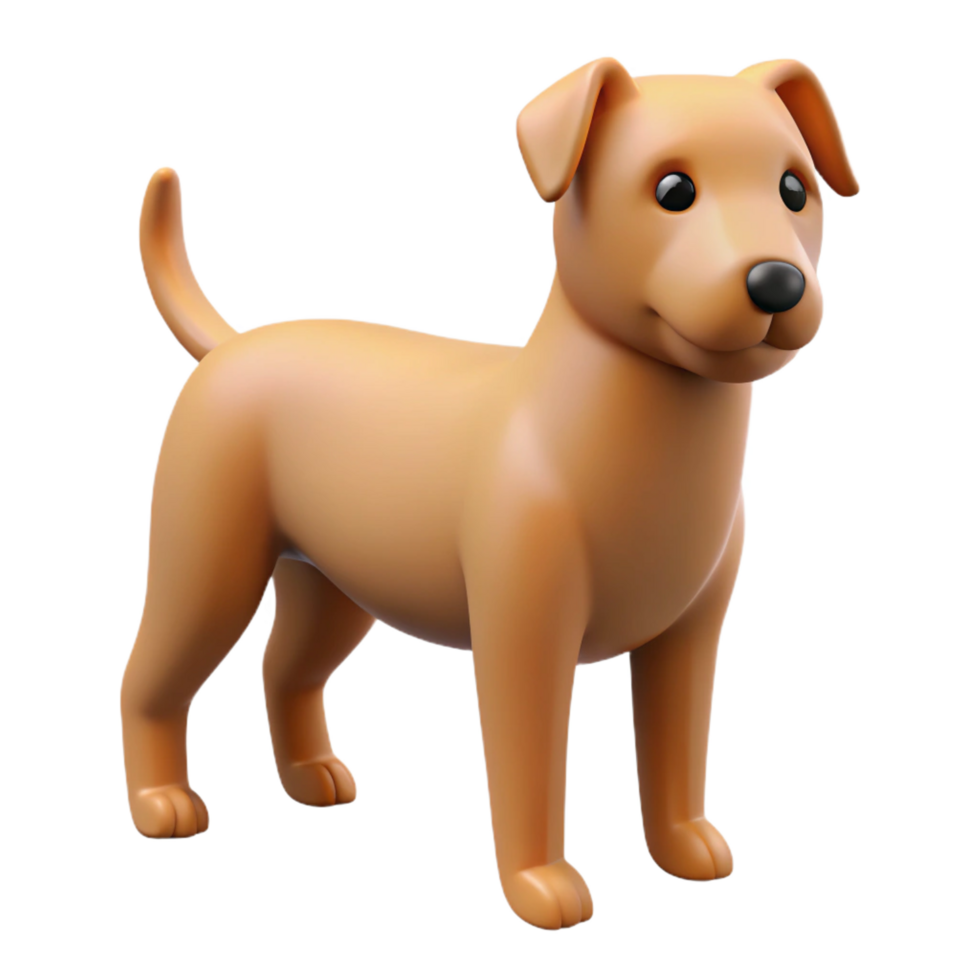 sereno nórdico simples cachorro com retangular corpo e circular cabeça. fresco arestas, peso único AVC, com escalável Projeto. elite png