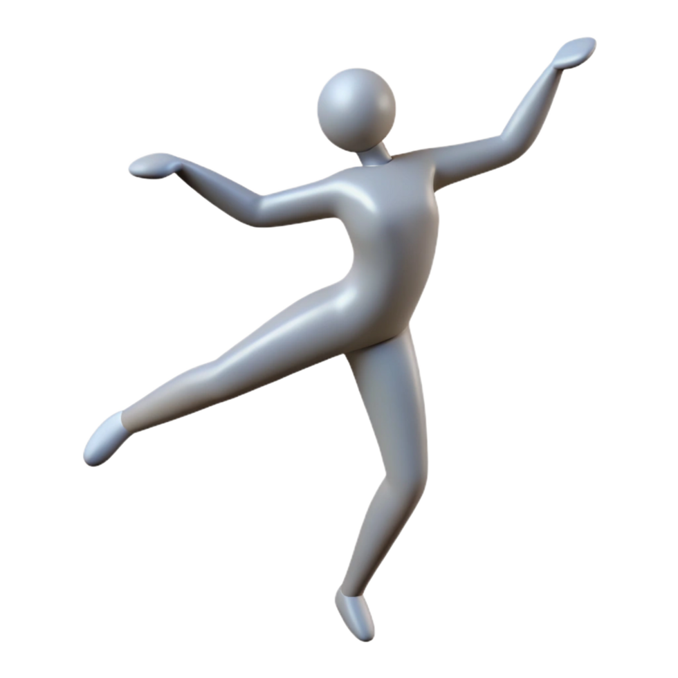 rare urban Clean lines define a dancer's silhouette. Flat color, minimal design, with Scalable Design. professional png