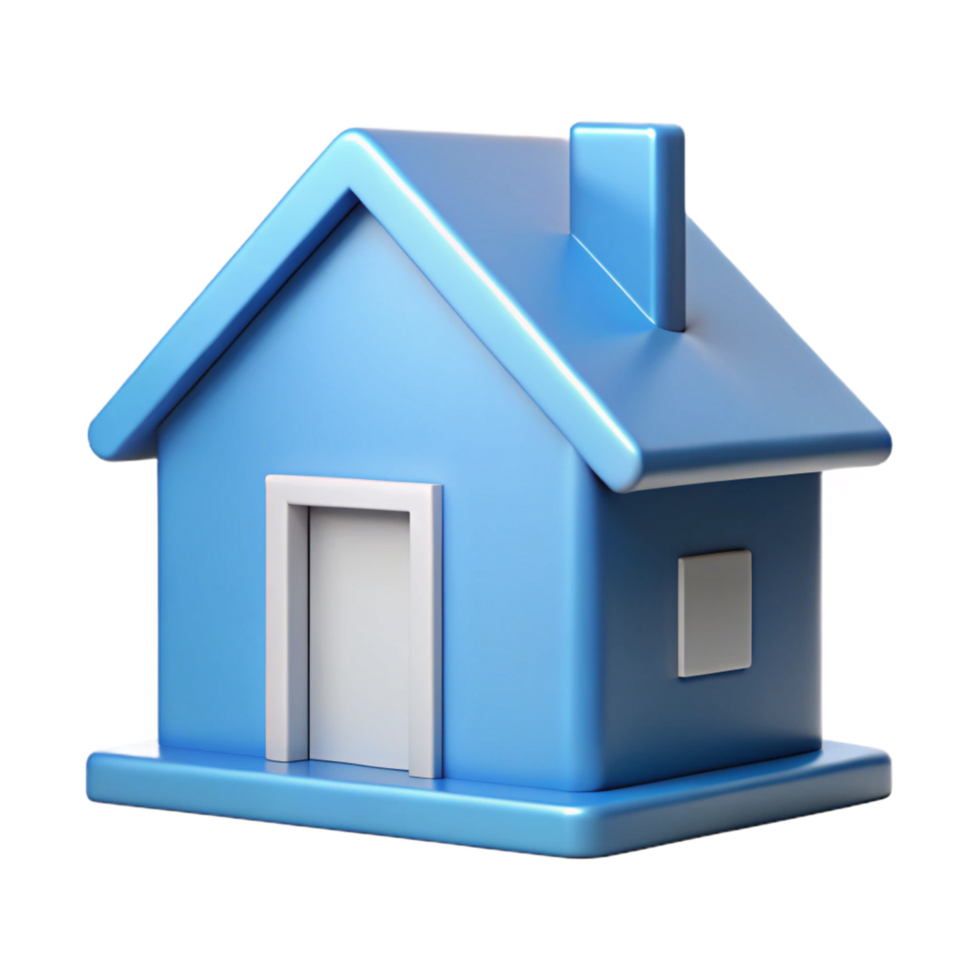whimsical impressive Minimal silhouette of a house. Crisp edges, geometric design with Scalable Design. genuine png
