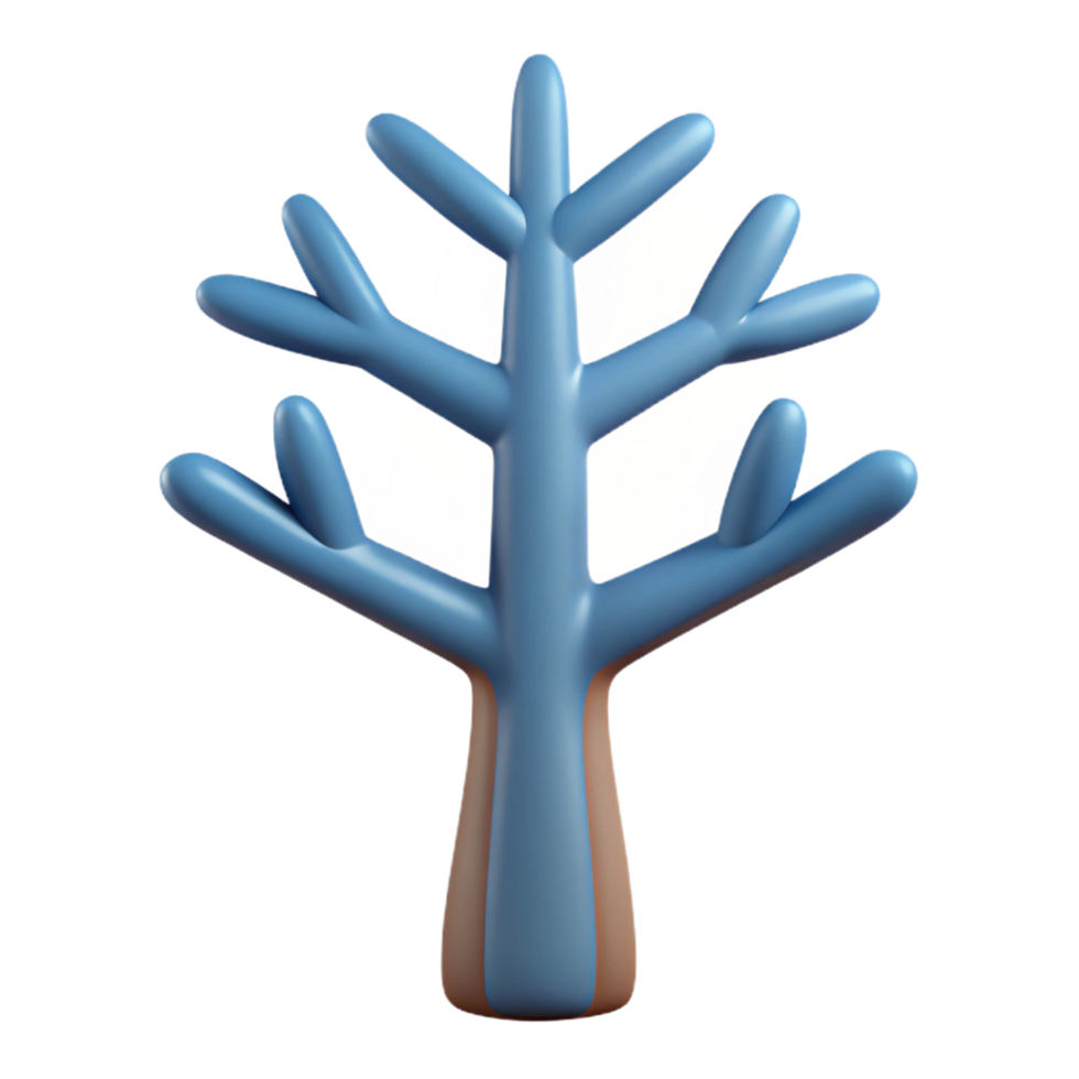 gorgeous distinctive Symmetrical tree silhouette. Single-weight stroke, flat color, with Scalable Design. png