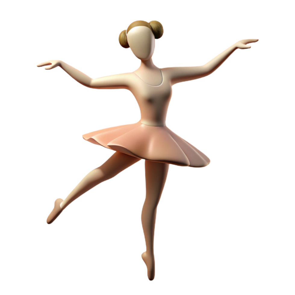standout elegant Silhouette of a ballerina. Crisp edges, flat color, minimal design with Scalable Design. original png