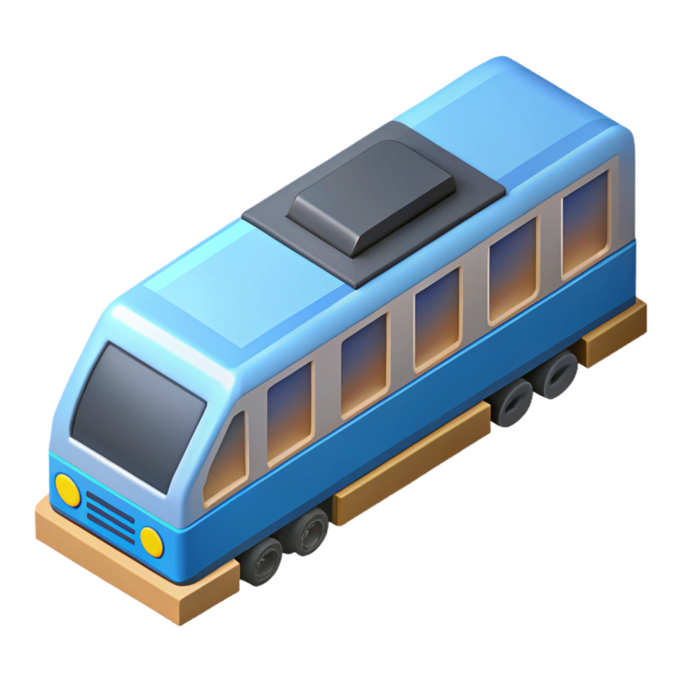 harmonious captivating Isometric train with flat color. Clean lines, single-weight stroke with Scalable Design. sharp png
