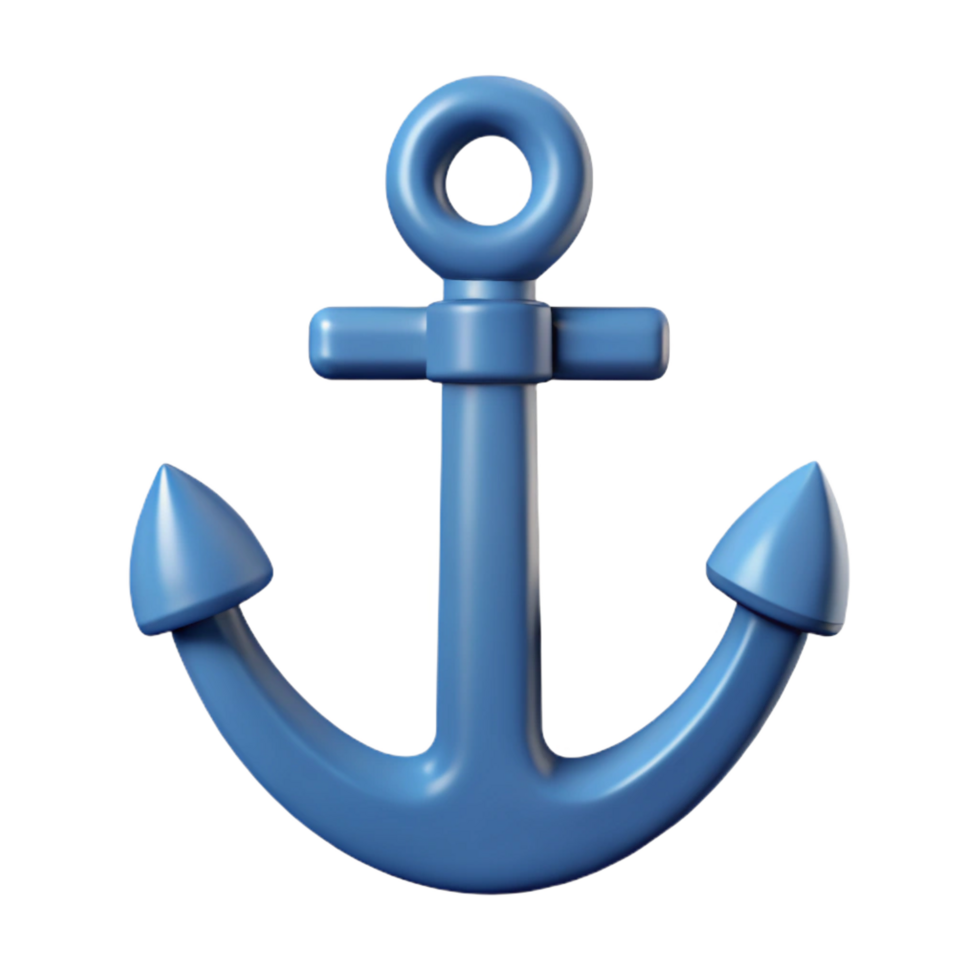 sumptuous geometric Simple line art of an anchor. Clean lines, flat color, single-weight stroke with Scalable Design. impeccable png