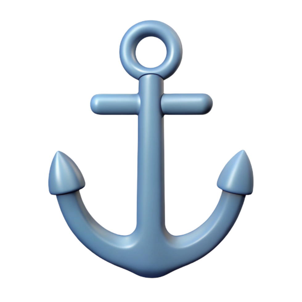 pristine peaceful gothic Simple line art of an anchor. Clean lines, flat color, single-weight stroke with Scalable Design. high quality png