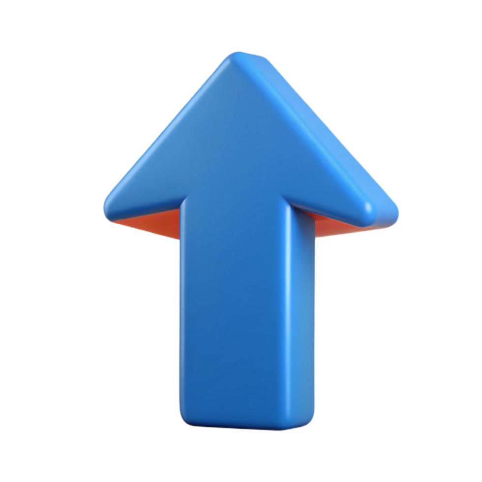 wonderful dynamic industrial Single, bold arrow pointing upwards. Clean lines, minimal design with Scalable Design. perfect clarity png