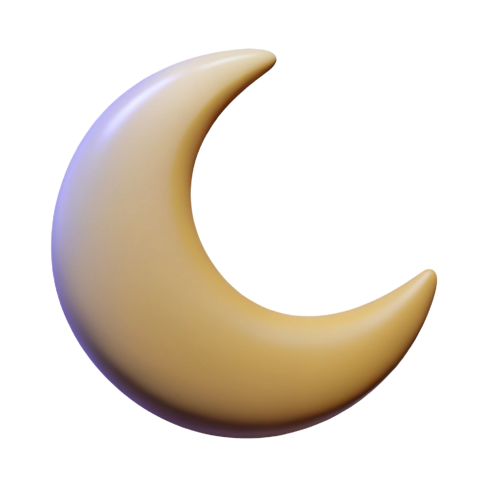 distinctive surreal Symmetrical crescent moon. Single-weight stroke, minimal design with Scalable Design. precision png