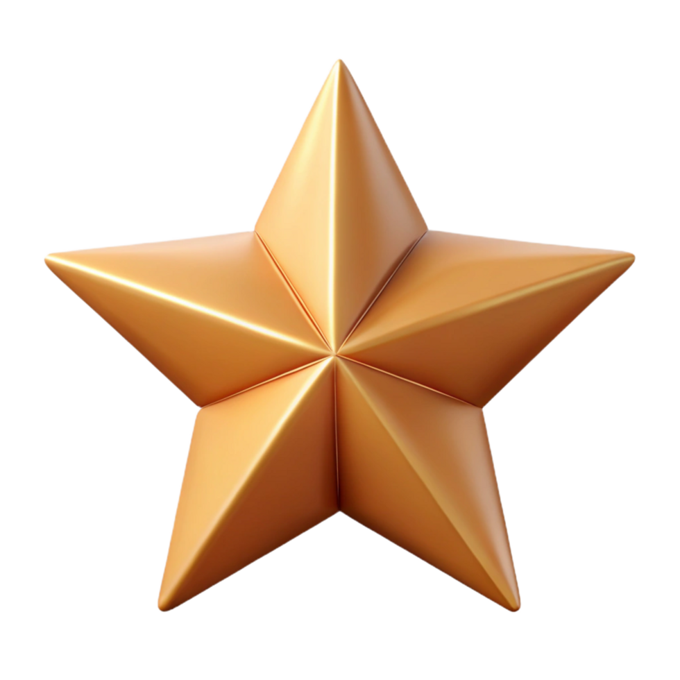splendid remarkable Symmetrical star with five points. Single-weight stroke, with Scalable Design. png